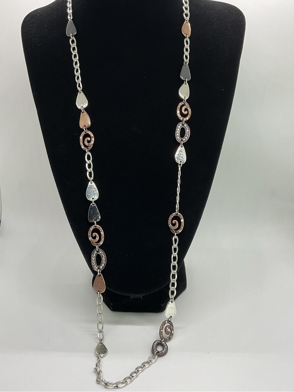 Brighton Melange Long Mixed Metal Necklace